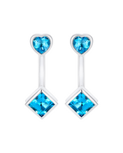 Load image into Gallery viewer, &#39;Play by Ear&#39; Heart Stud Earrings
