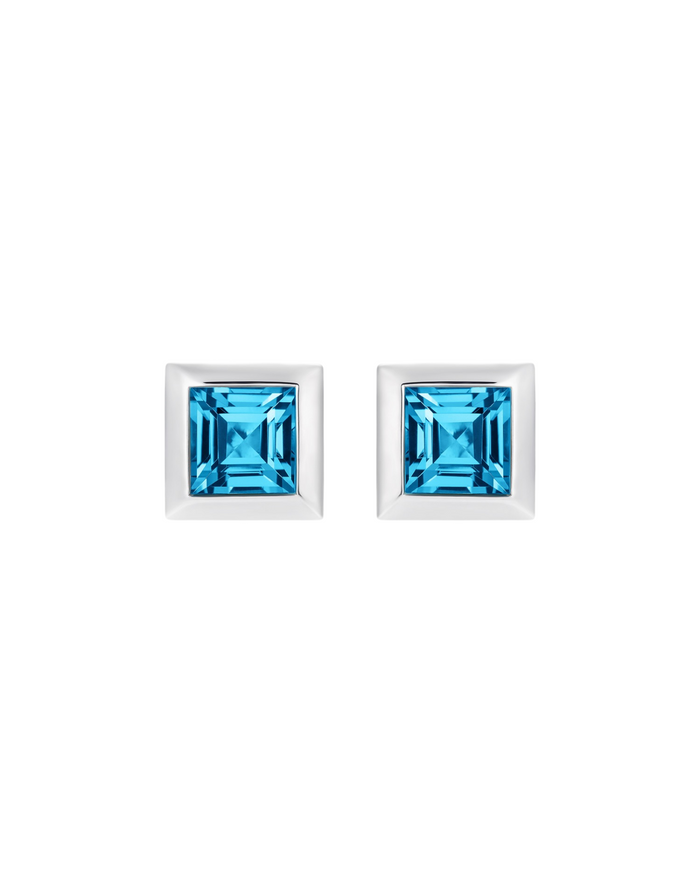 'Play by Ear' Square Stud Earrings