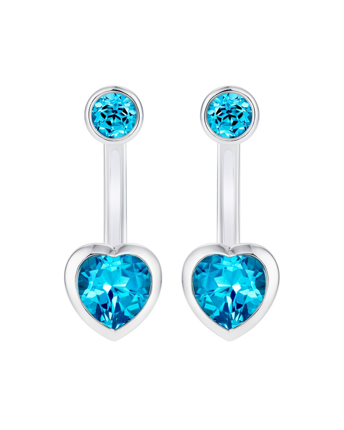 'Mix & Match' Heart Earring Drops