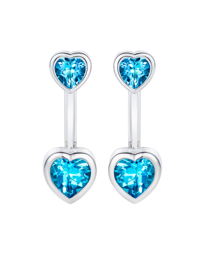 'Mix & Match' Heart Earring Drops