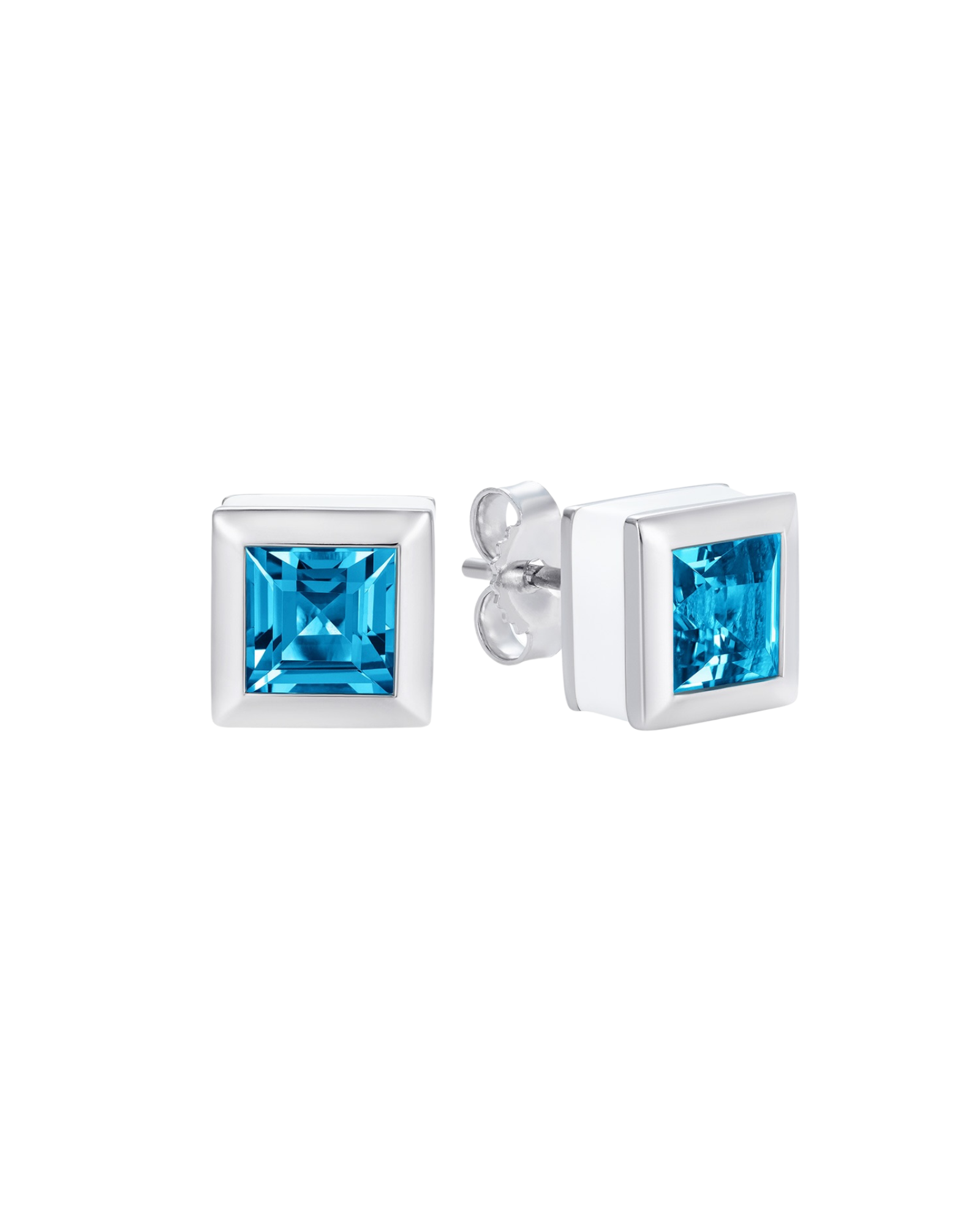 'Play by Ear' Square Stud Earrings