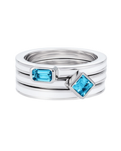 Load image into Gallery viewer, &#39;Better Together&#39; Square White Stacking Ring
