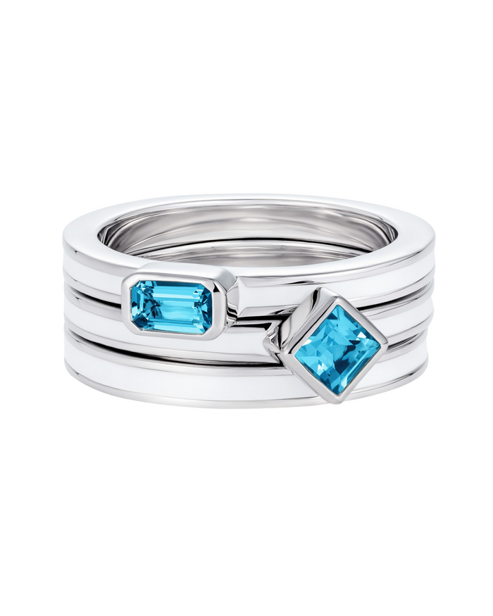 'Better Together' Square Stacking Ring