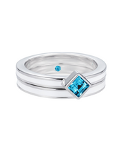 Load image into Gallery viewer, &#39;Better Together&#39; Square Stacking Ring
