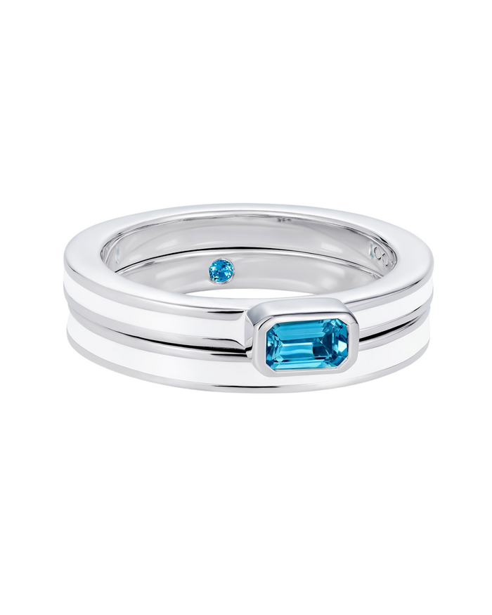 'Better Together' Octagon Stacking Ring