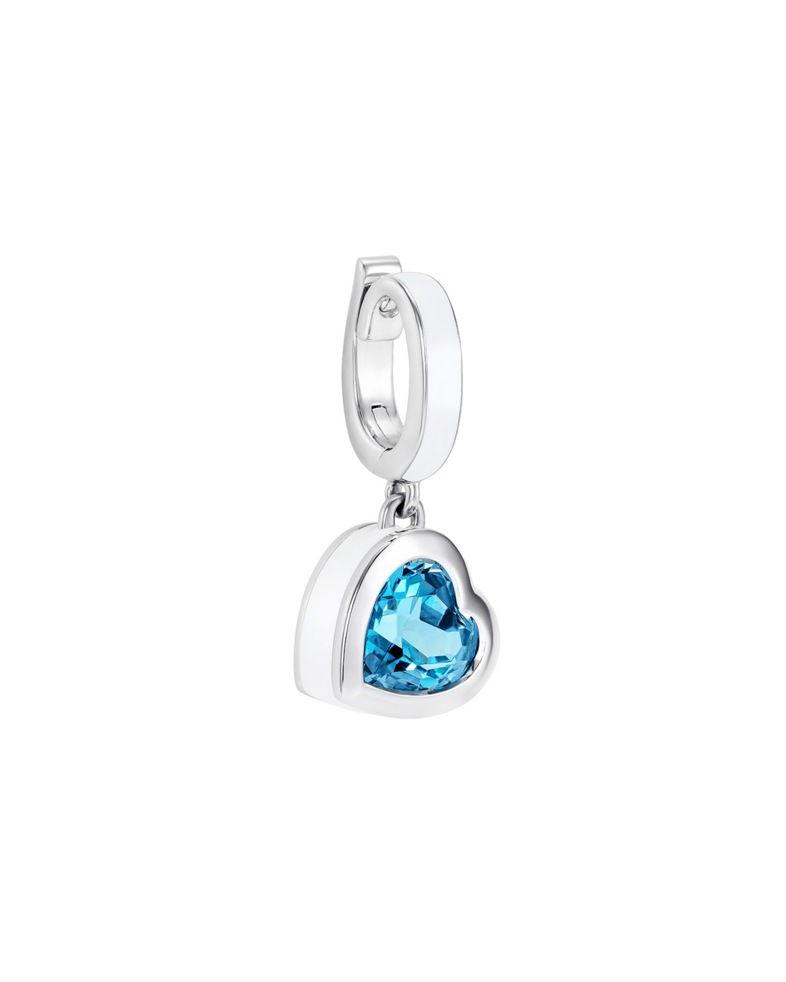 Pandora blue 2025 heart charm