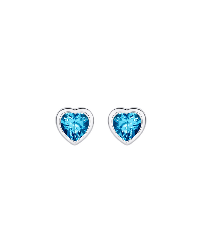 'Play by Ear' Heart Stud Earrings