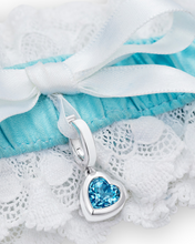 Load image into Gallery viewer, &#39;Tradition with a Twist&#39; Heart Charm &amp; Garter
