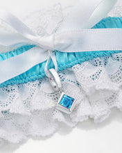 Load image into Gallery viewer, &#39;Tradition with a Twist&#39; Square Charm &amp; Garter
